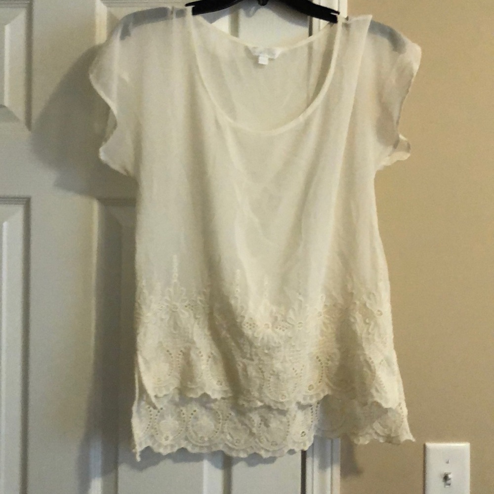 White blouse worn once